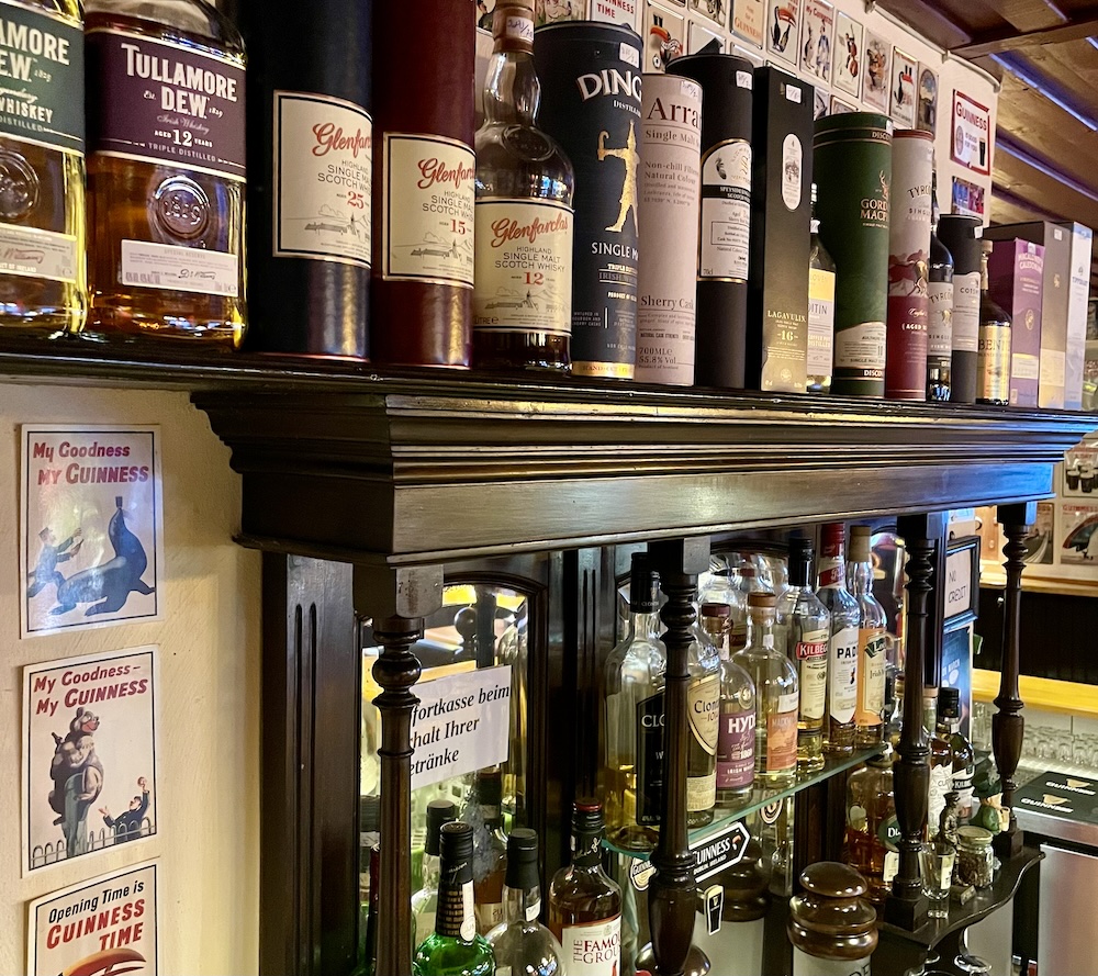 Foto der Auswahl unserer Whiskeys